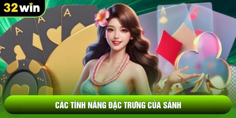 Các tính năng đặc trưng của sảnh